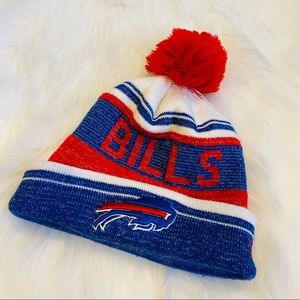 Buffalo Bills New Era Winter Hat with Puff